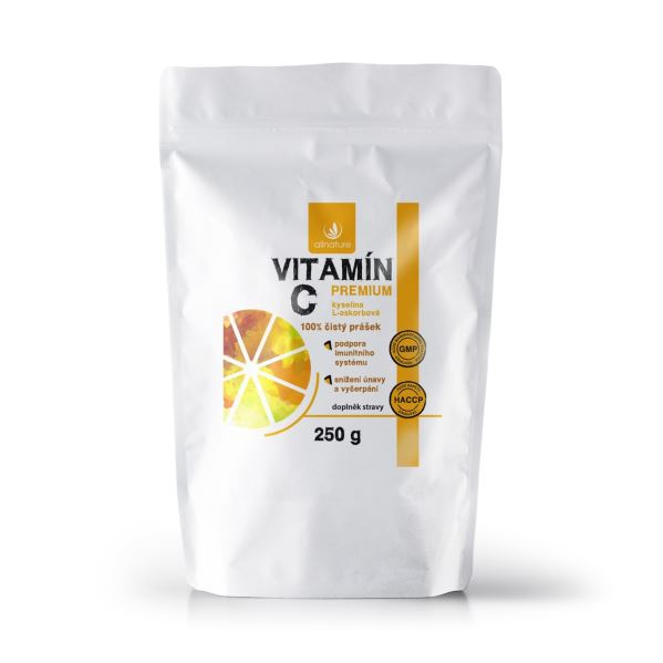 Allnature Vitamín C prášek Premium, 250 g