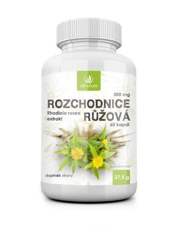 Allnature Rozchodnice Rhodiola Rosea 500mg cps.60