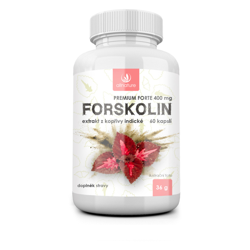 ALLNATURE Forskolin Premium forte 400 mg 60 kapslí