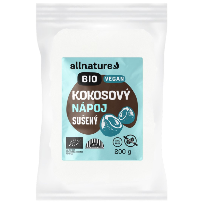 Allnature Kokosový nápoj sušený BIO 200 g