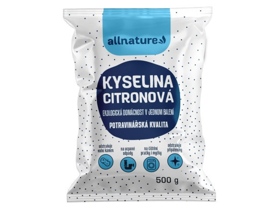 Allnature Kyselina citronová, 500 g