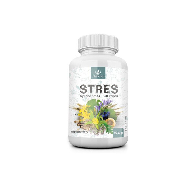 ALLNATURE Stres bylinný extrakt 60 kapslí