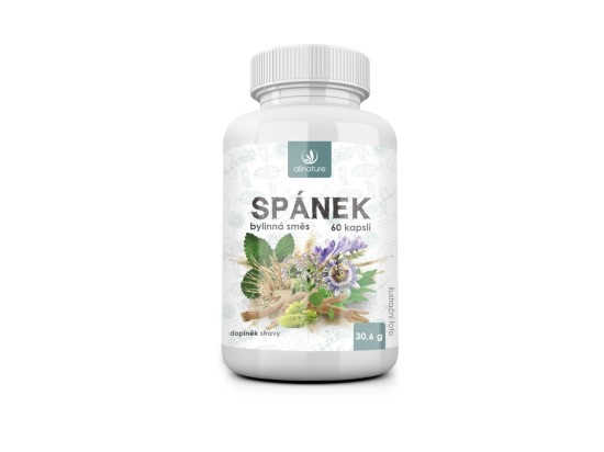 ALLNATURE Spánek bylinný extrakt 60 kapslí