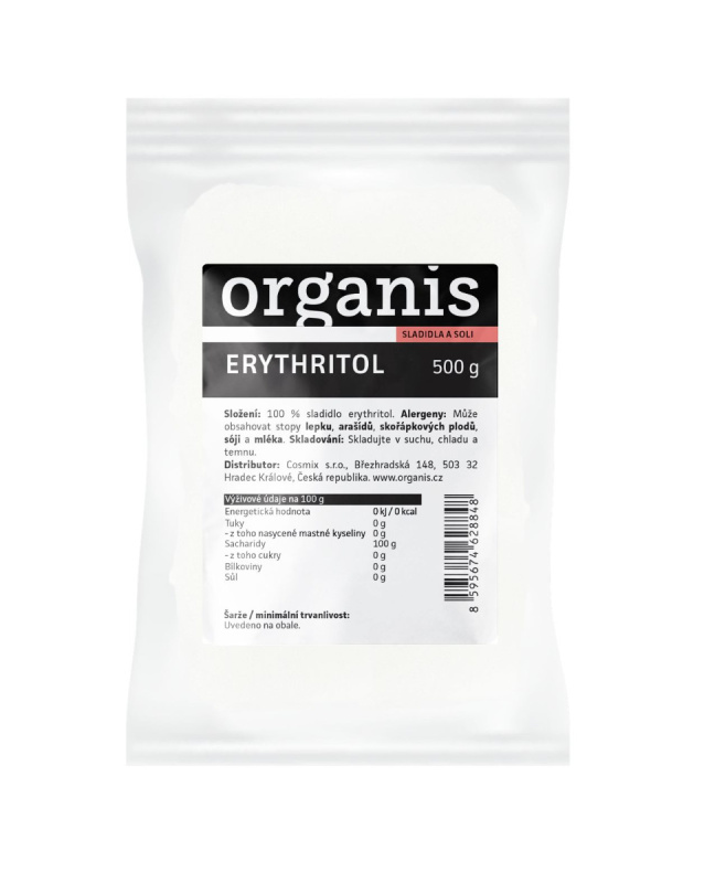 ORGANIS Erythritol 500 g