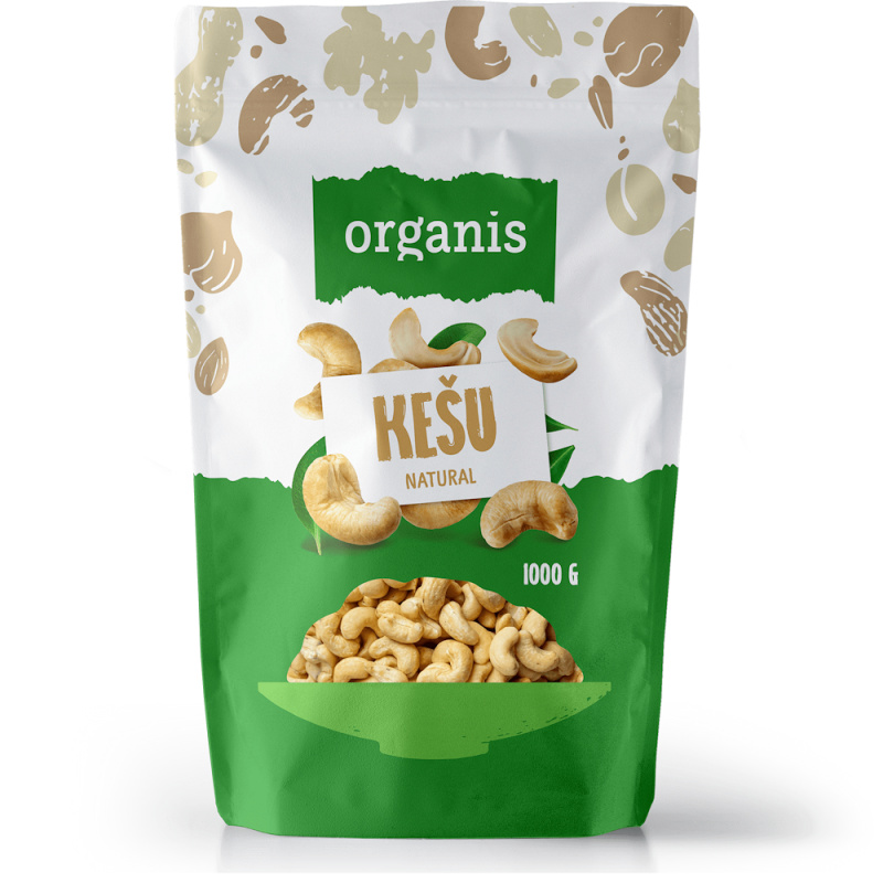 ORGANIS Kešu jádra 1000 g