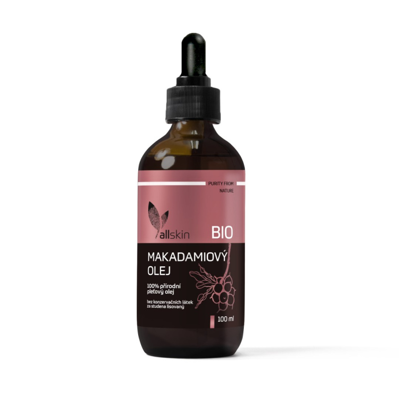 Allskin Makadamiový olej BIO, 100 ml