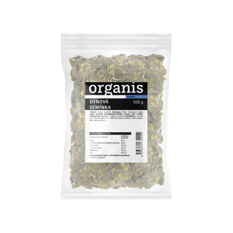 ORGANIS Dýňová semínka 500 g