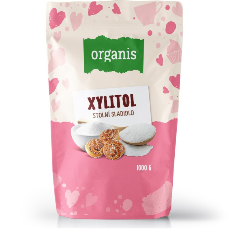 ORGANIS Xylitol cukr z břízy 1000 g