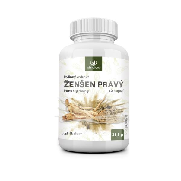 Allnature Ženšen bylinný extrakt, 60 ks