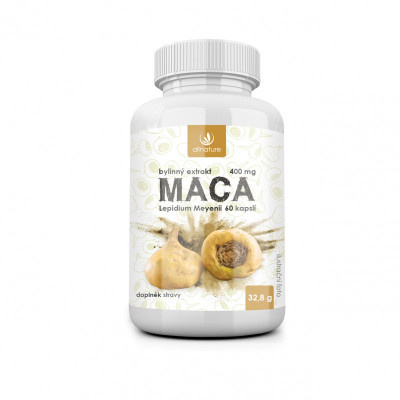 Allnature Maca bylinný extrakt 60 kapslí