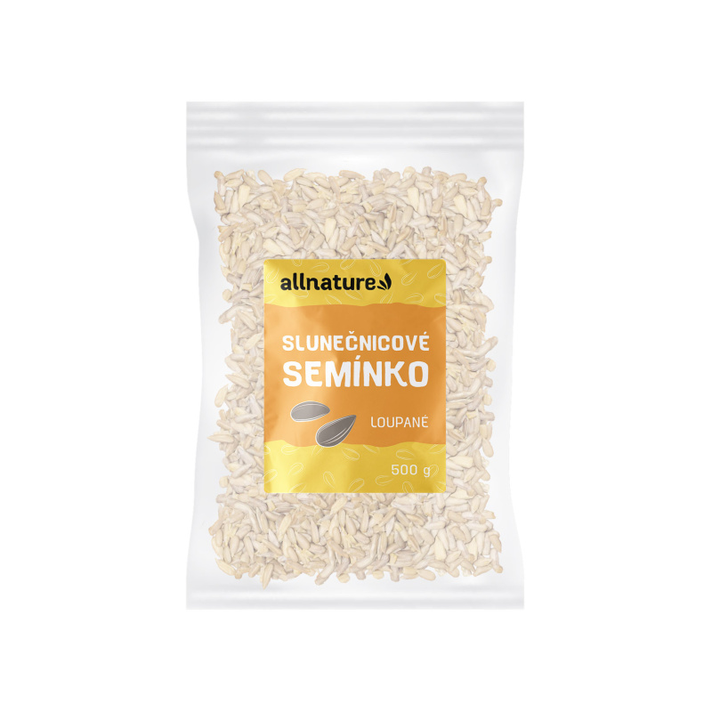 Allnature Slunečnicové semínko loupané, 500 g