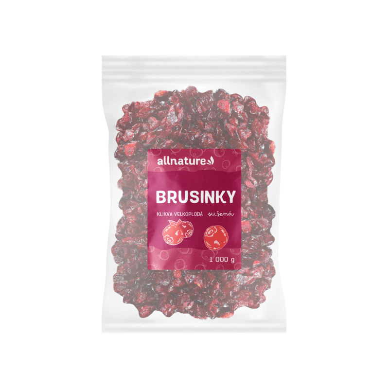 ALLNATURE Brusinka sušená 1000 g