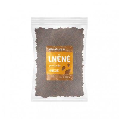 Allnature Lněné semínko hnědé, 1000 g