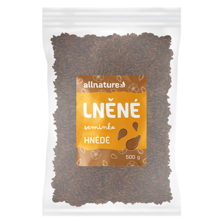 Allnature Lněné semínko hnědé, 500 g