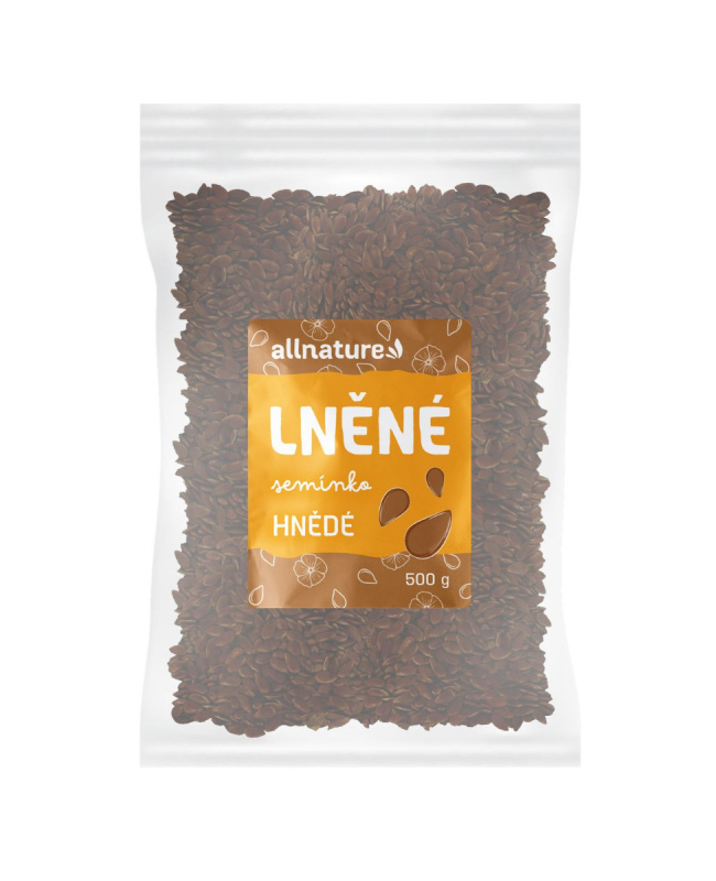 Allnature Lněné semínko hnědé, 500 g