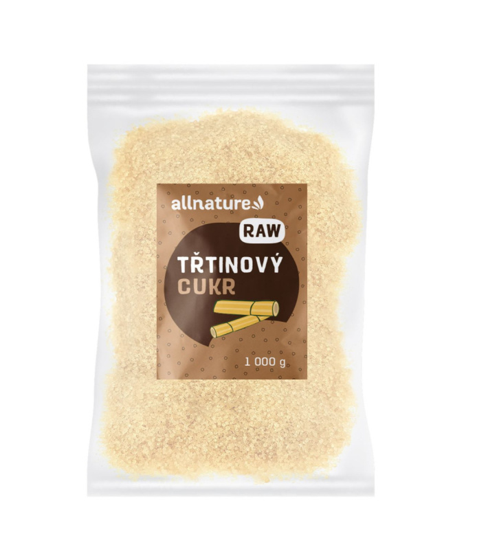 ALLNATURE Třtinový cukr nerafinovaný s obsahem melasy RAW 1000 g