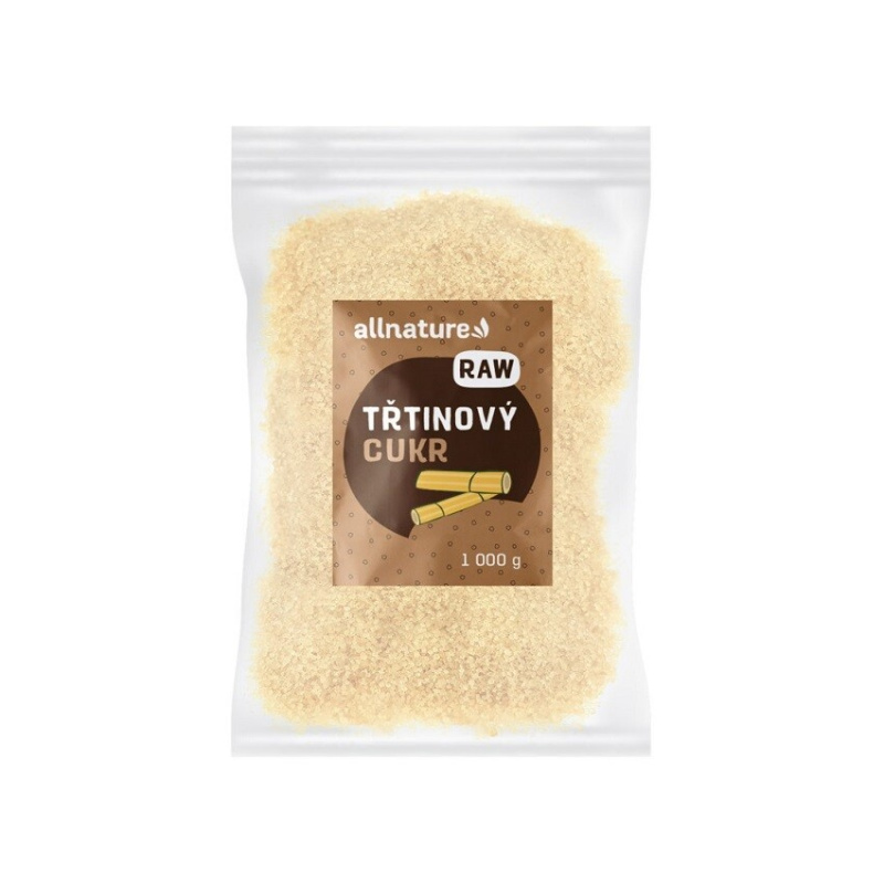 ALLNATURE Třtinový cukr nerafinovaný s obsahem melasy RAW 1000 g