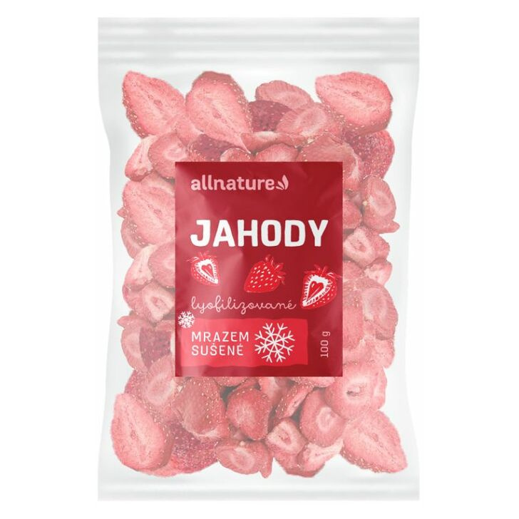 Allnature Jahoda sušená mrazem, 100 g