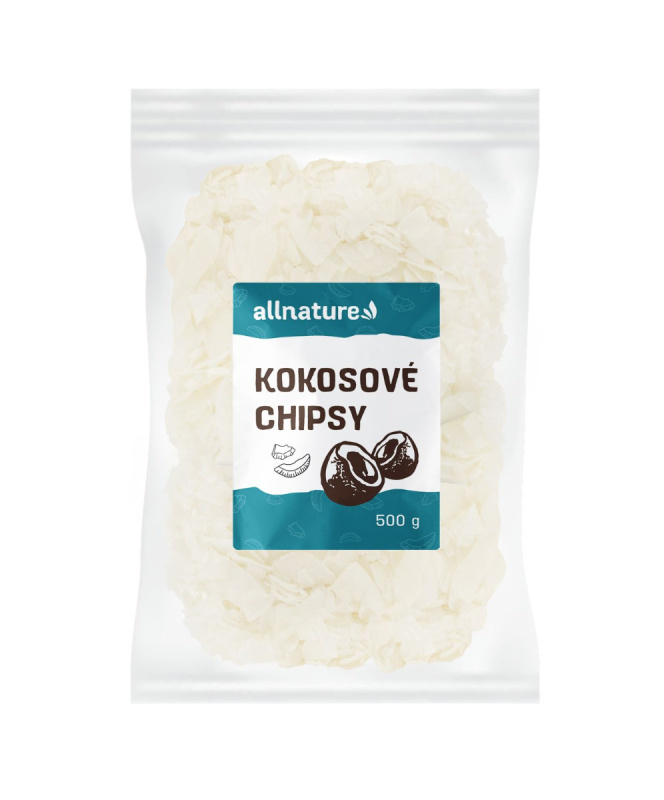 Allnature Kokosové chipsy, 500 g