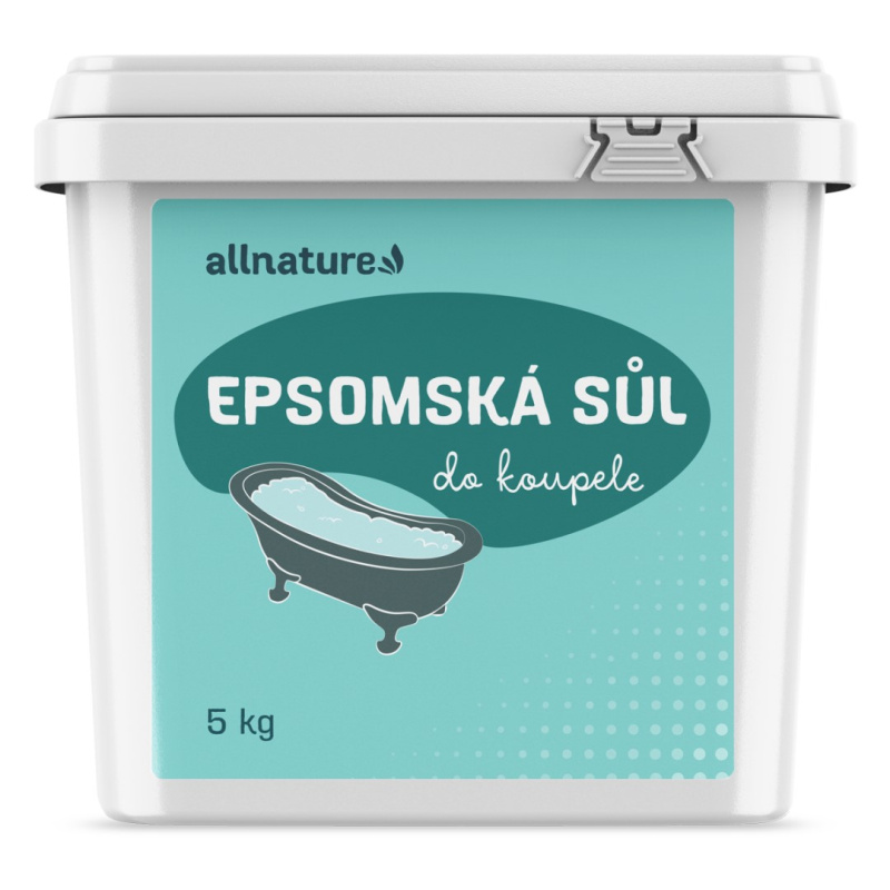 Allnature Epsomská sůl sůl do koupele 5000 g