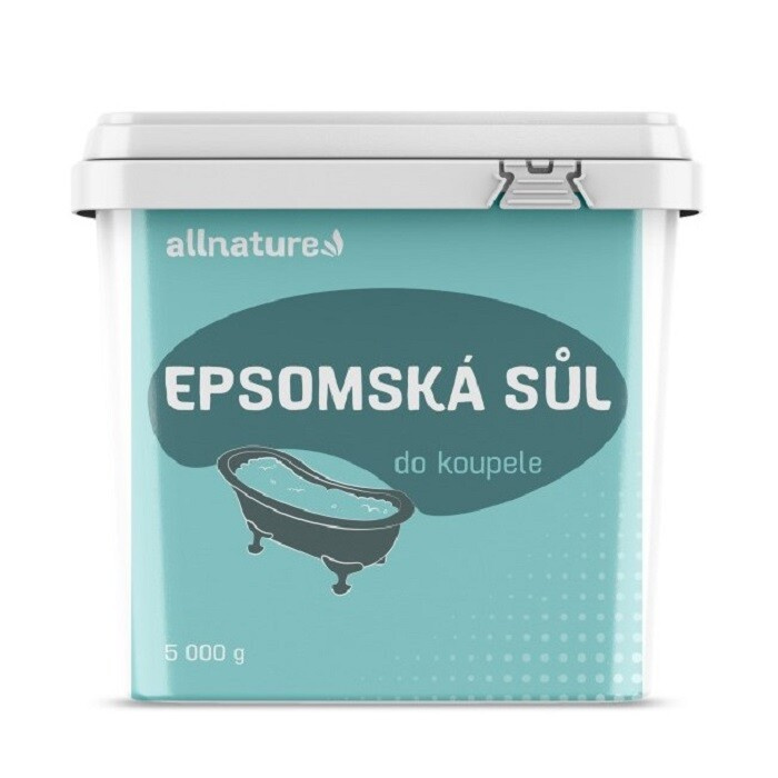 Allnature Epsomská sůl sůl do koupele 5000 g