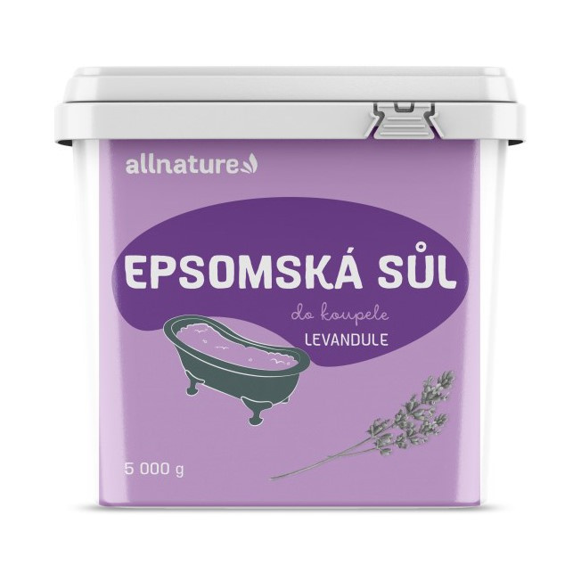 ALLNATURE Epsomská sůl Levandule 5 kg