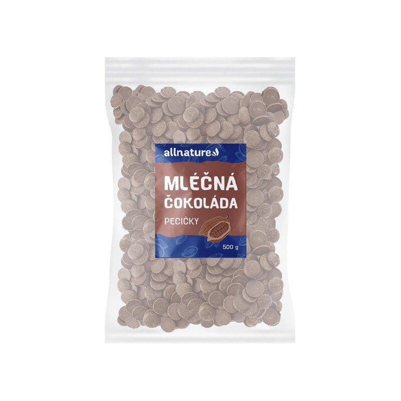ALLNATURE Mléčná čokoláda 500 g