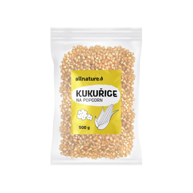 ALLNATURE Kukuřice na popcorn 500 g