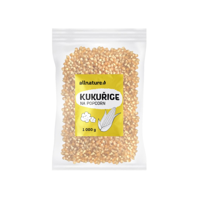 ALLNATURE Kukuřice na popcorn 1000 g