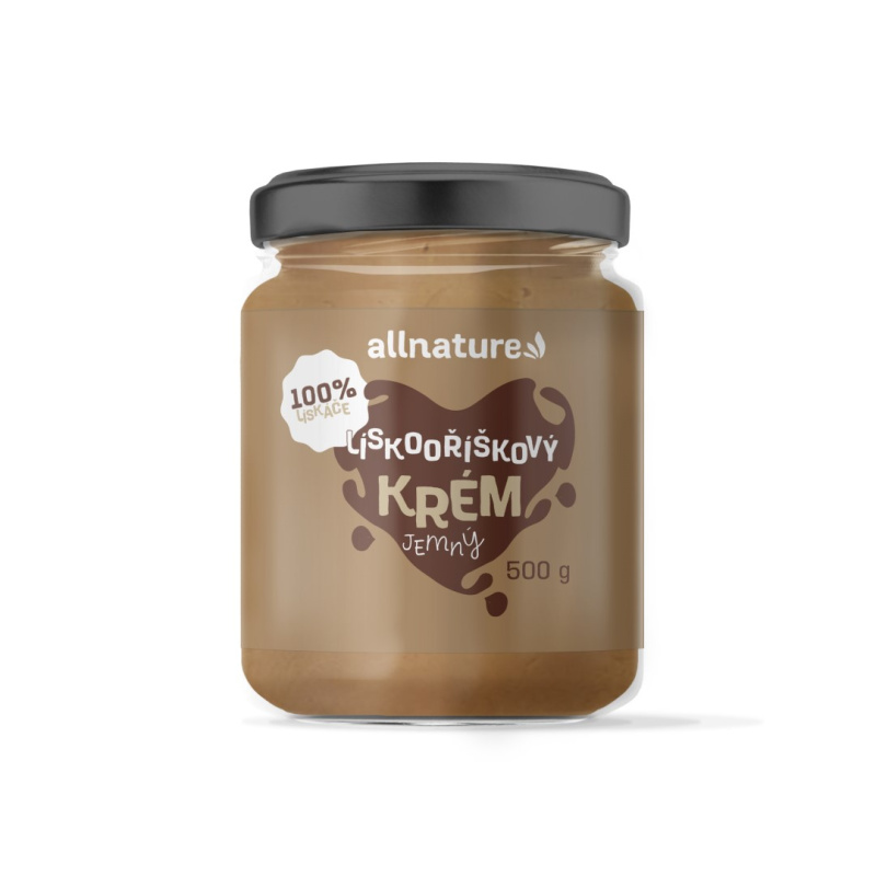 ALLNATURE Lískooříškový krém 500 g