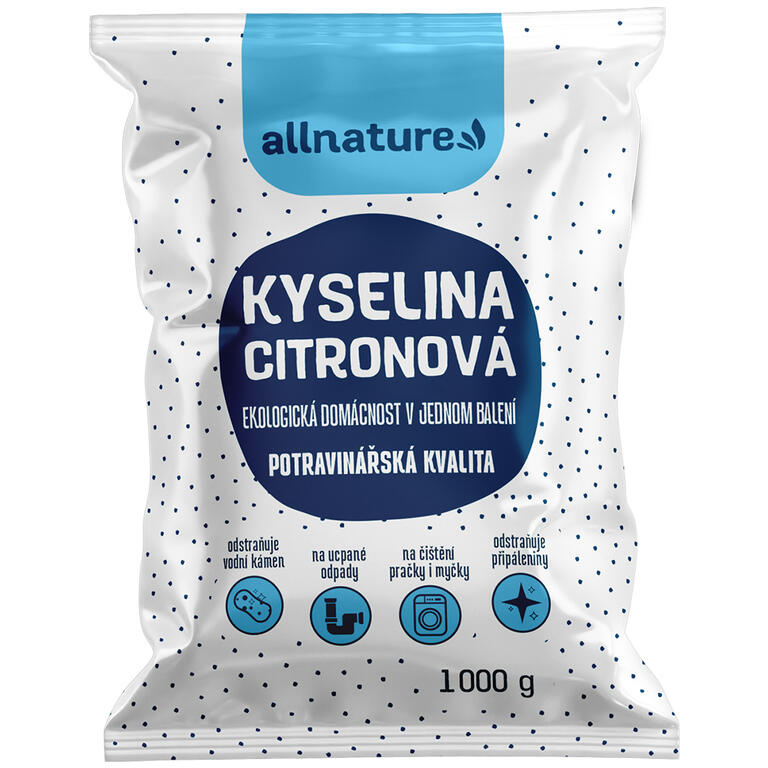 Allnature Kyselina citronová, 1000 g