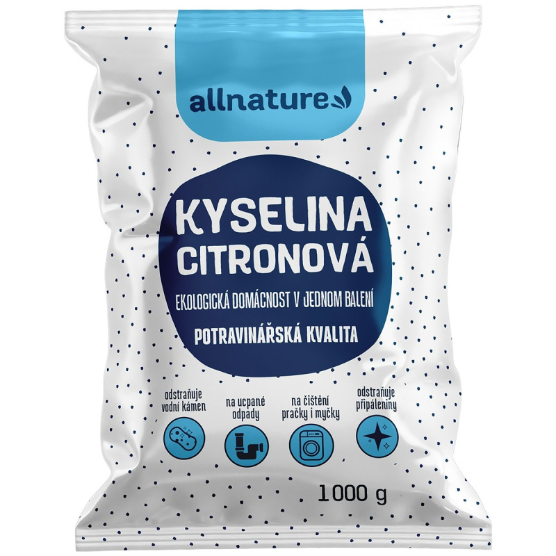 Allnature Kyselina citronová, 1000 g