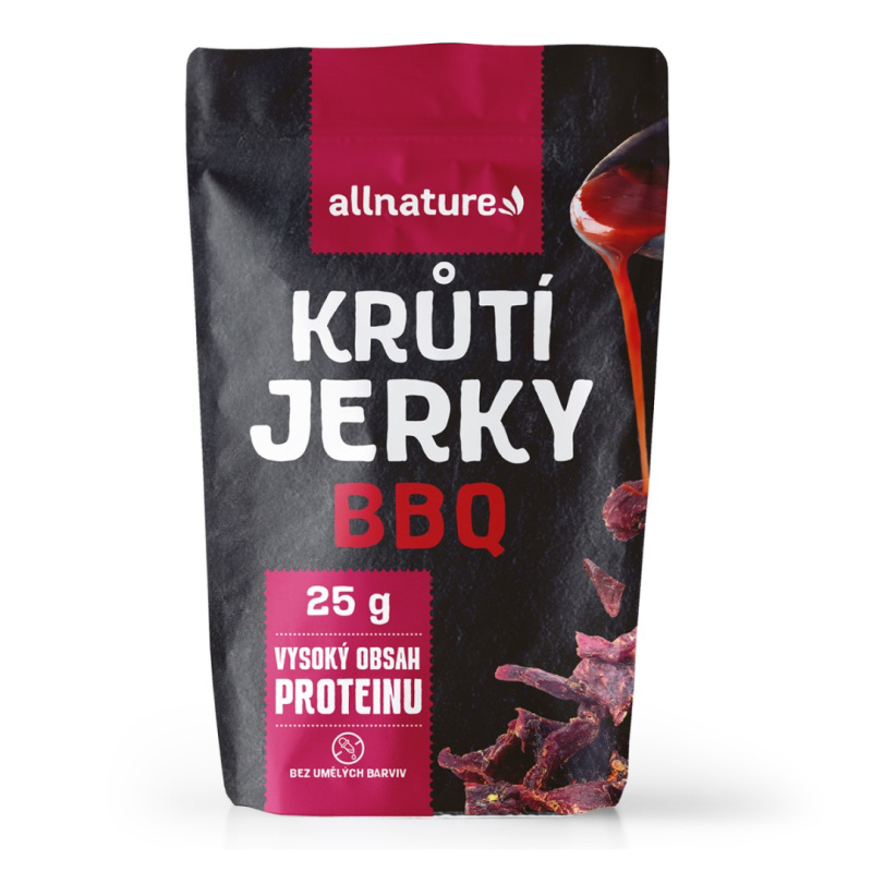 ALLNATURE Turkey BBQ Jerky sušené maso 25 g