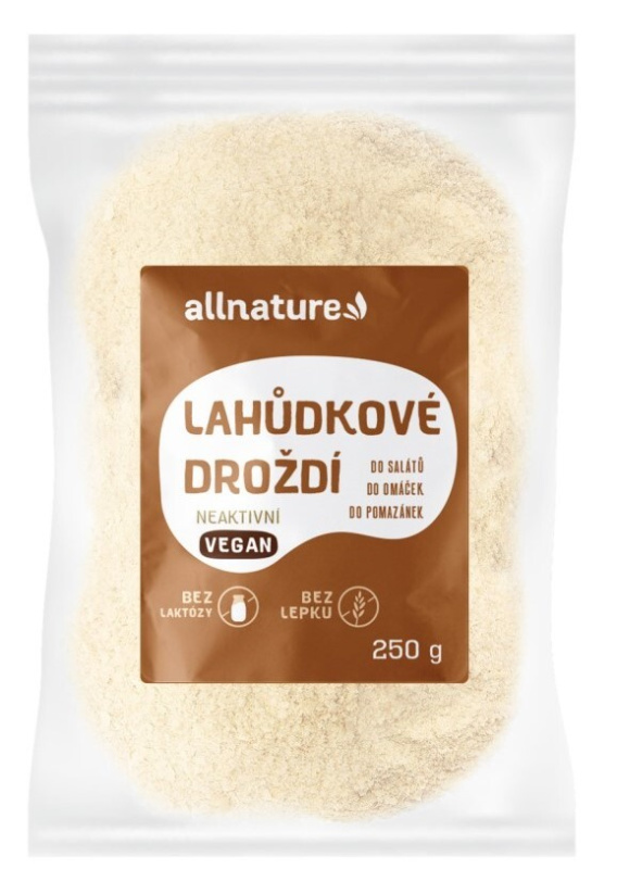 ALLNATURE Lahůdkové droždí neaktivní 250 g