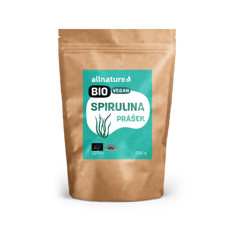 ALLNATURE Spirulina prášek 250 g BIO