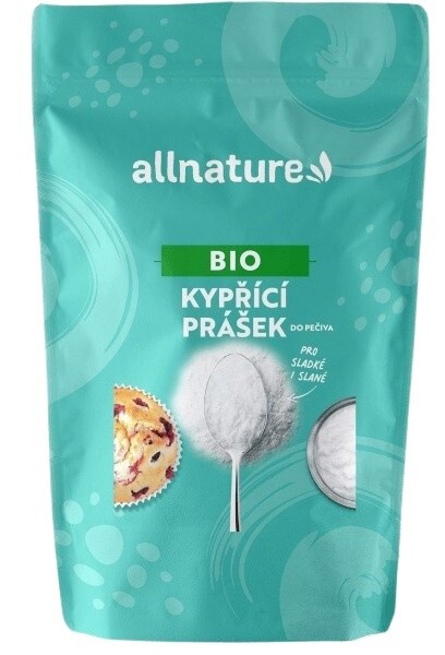 Allnature Kypřící prášek do pečiva BIO, 150 g