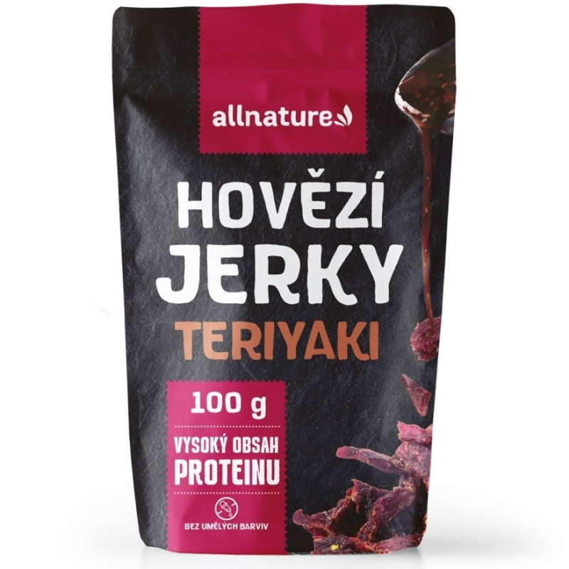 ALLNATURE Beef Teriyaki Jerky sušené maso 100 g
