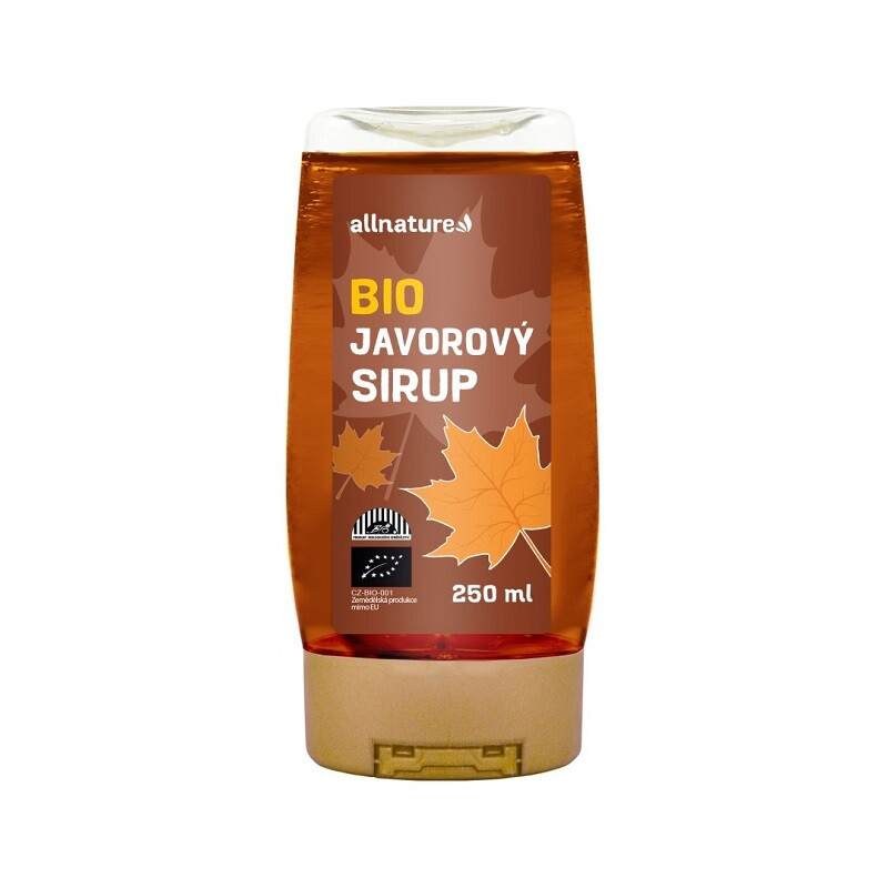 ALLNATURE Javorový sirup  250 ml BIO
