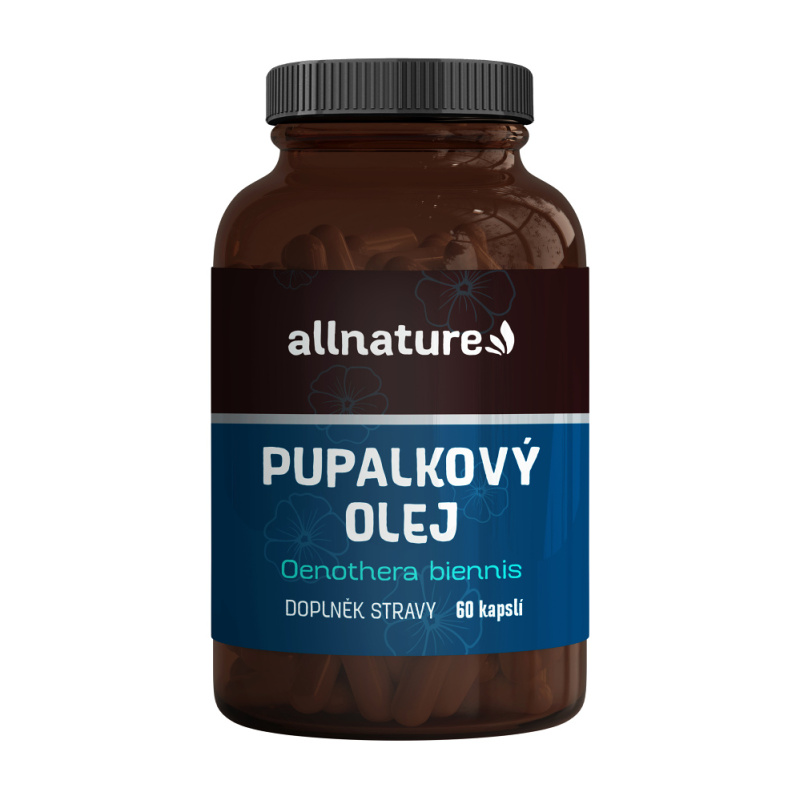 Allnature Pupalkový olej, 60 ks