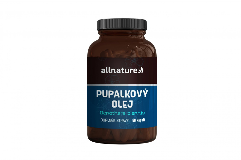 Allnature Pupalkový olej, 60 ks