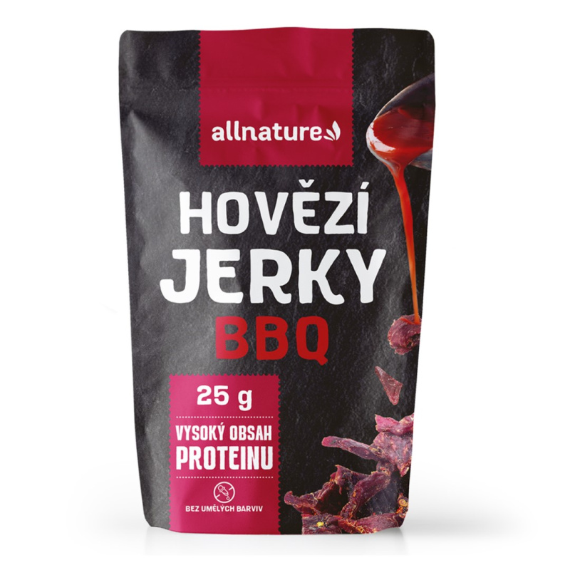 ALLNATURE Beef bbq jerky sušené maso 25 g