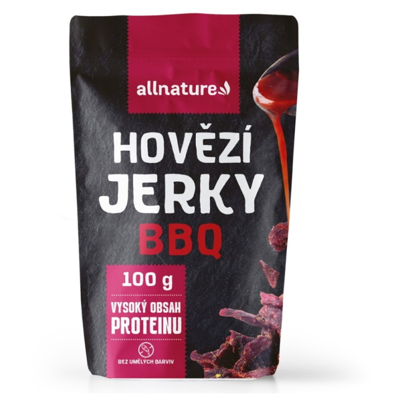 Allnature BEEF BBQ Jerky, 100 g
