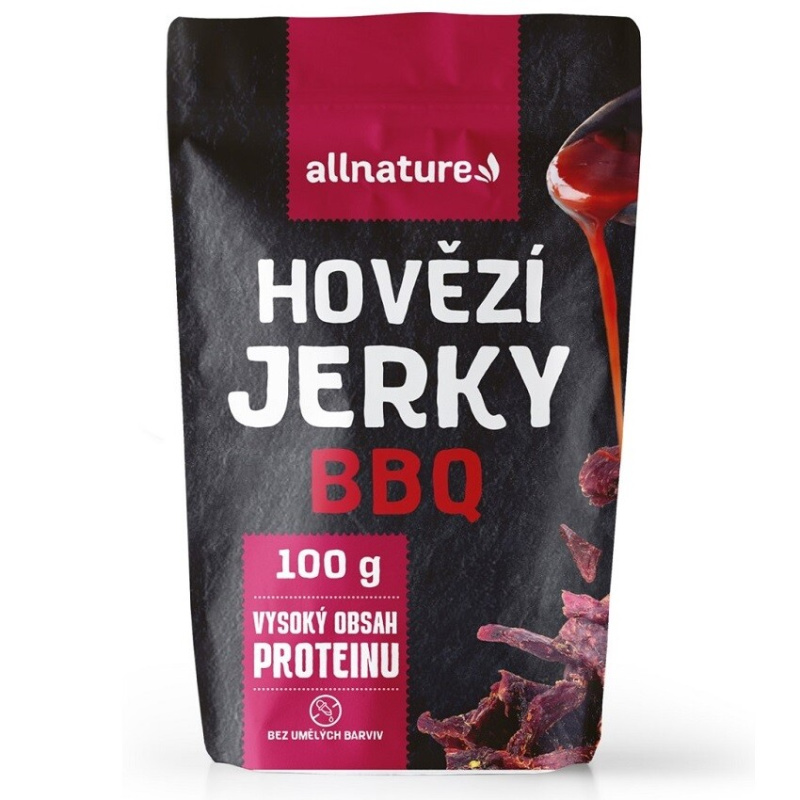 Allnature BEEF BBQ Jerky, 100 g