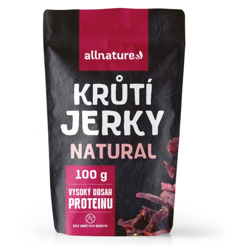 Allnature TURKEY Natural Jerky, 100 g