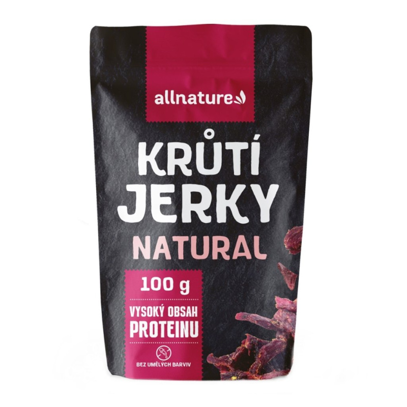 Allnature TURKEY Natural Jerky, 100 g
