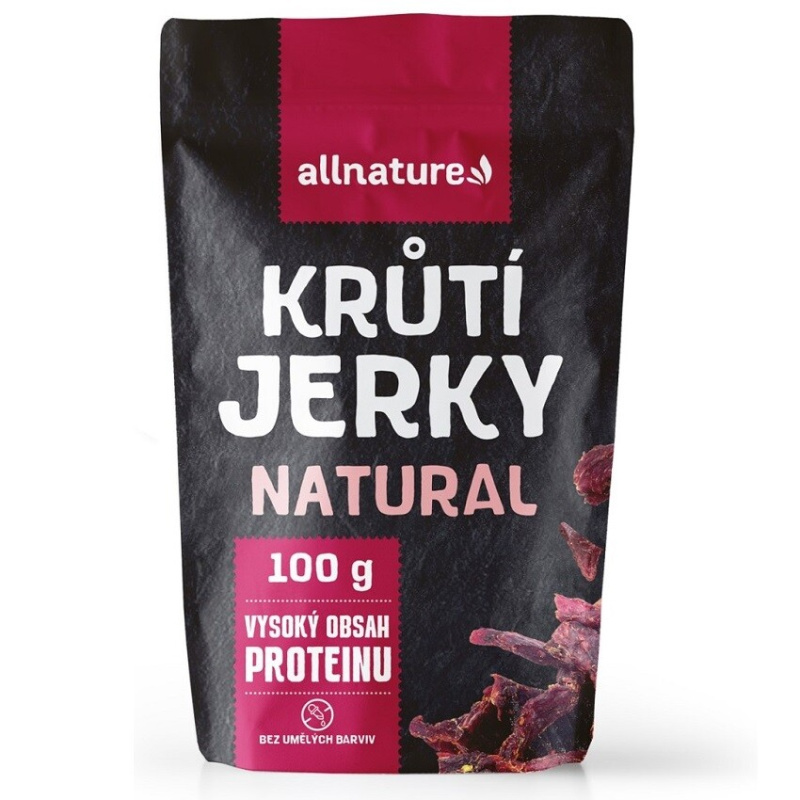 Allnature TURKEY Natural Jerky, 100 g