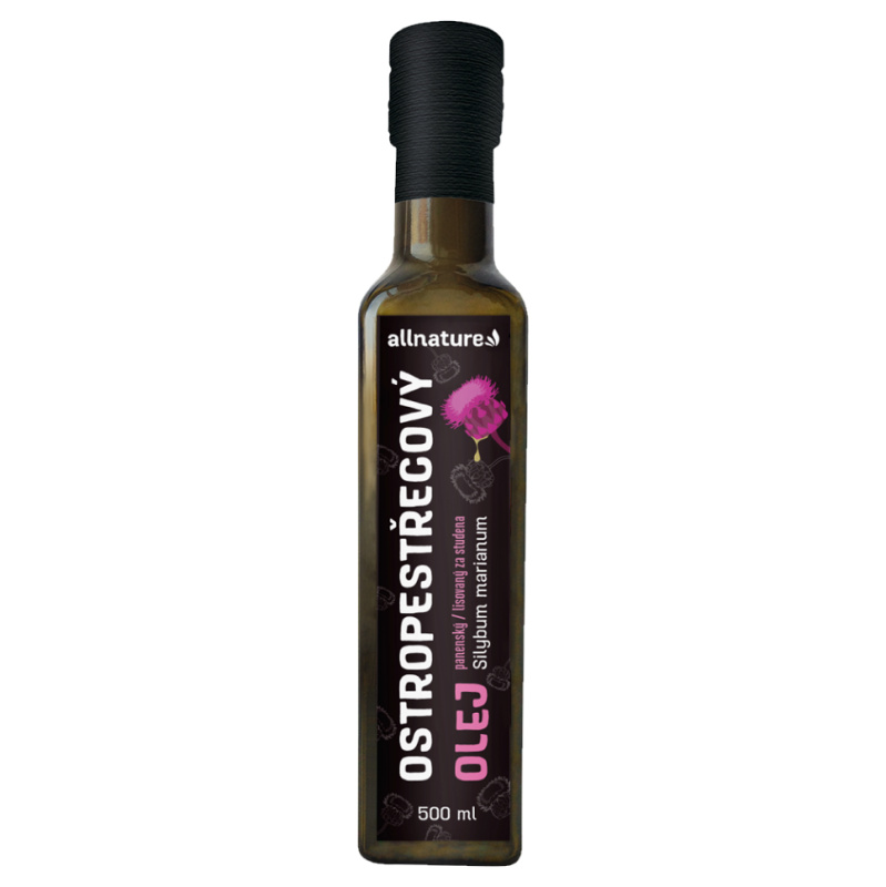 ALLNATURE Ostropestřecový olej 500 ml