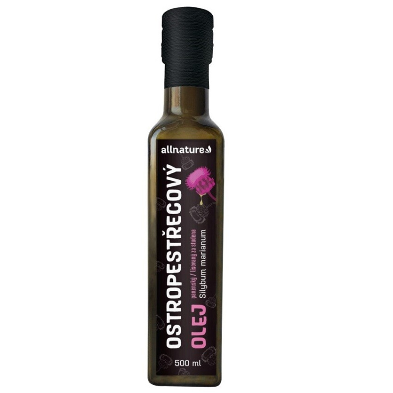 ALLNATURE Ostropestřecový olej 500 ml