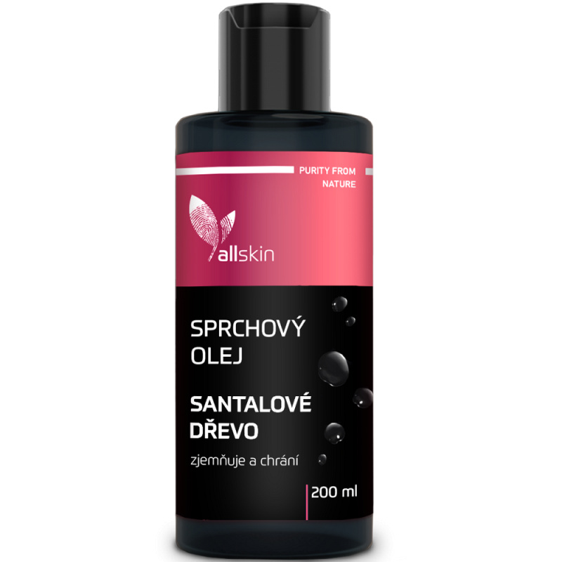ALLSKIN Sprchový olej Santalové dřevo 200 ml