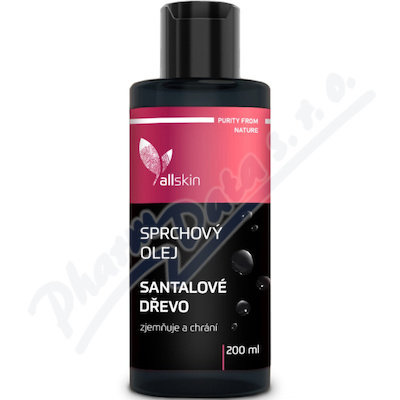 ALLSKIN Sprchový olej Santalové dřevo 200 ml